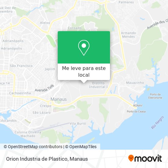 Orion Industria de Plastico mapa