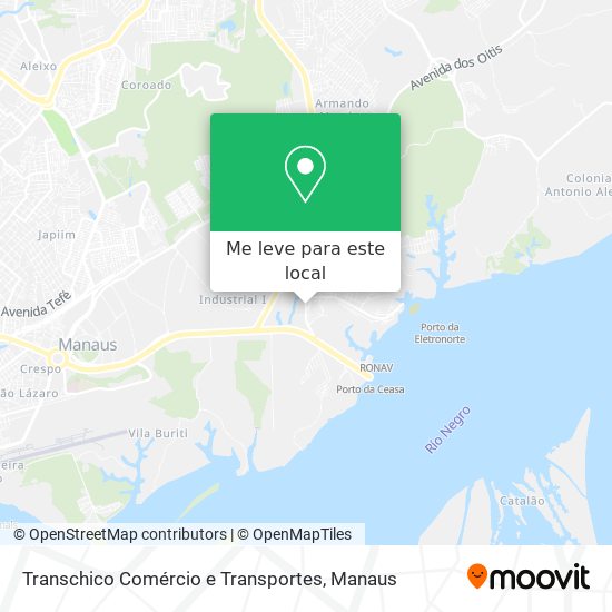 Transchico Comércio e Transportes mapa