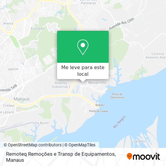 Remoteq Remoções e Transp de Equipamentos mapa