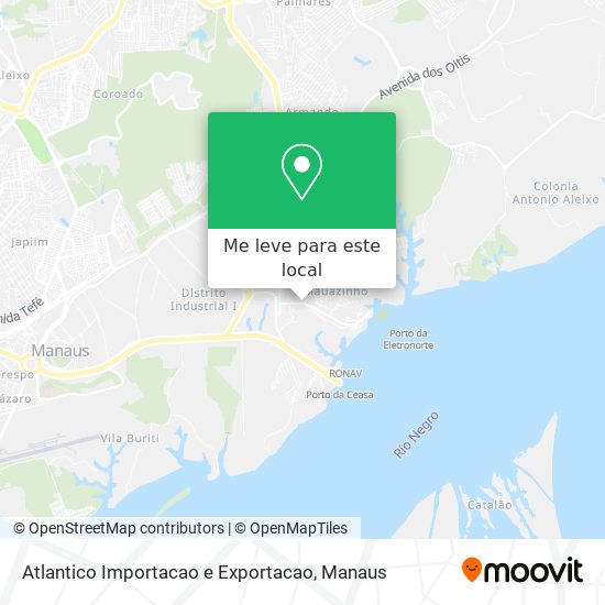 Atlantico Importacao e Exportacao mapa