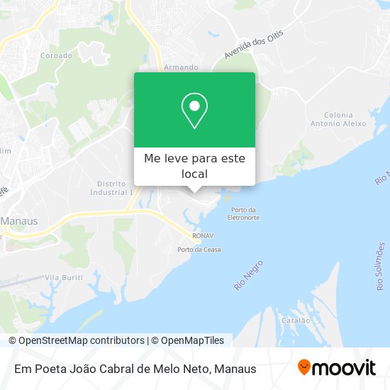 Em Poeta João Cabral de Melo Neto mapa