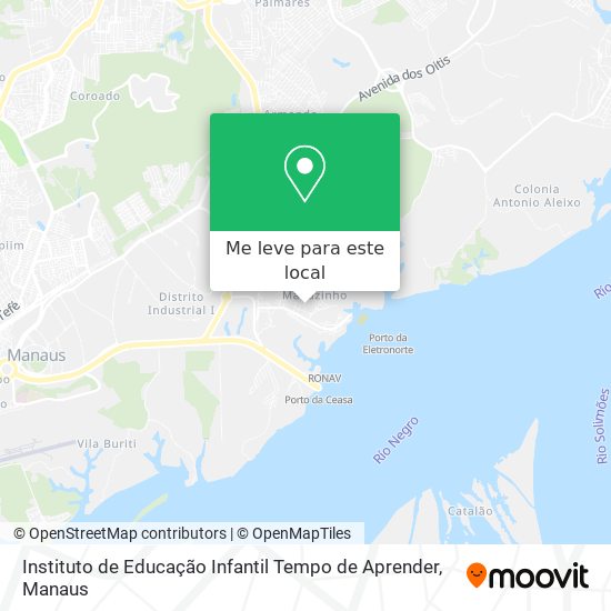 Instituto de Educação Infantil Tempo de Aprender mapa