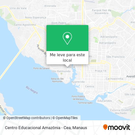 Centro Educacional Amazônia - Cea mapa
