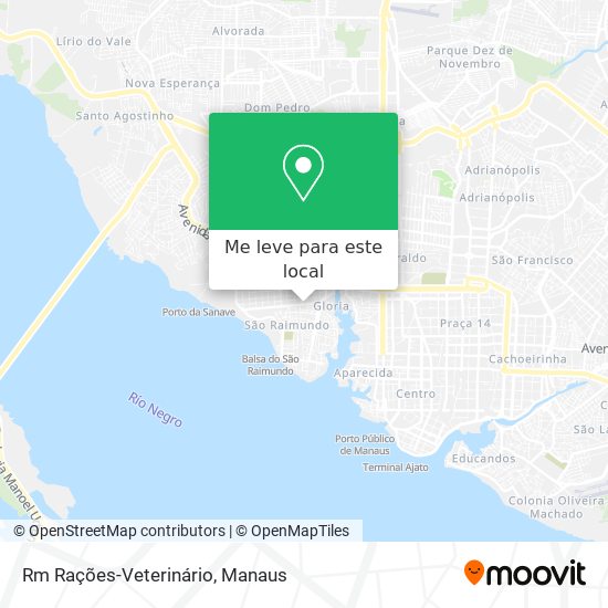 Rm Rações-Veterinário mapa