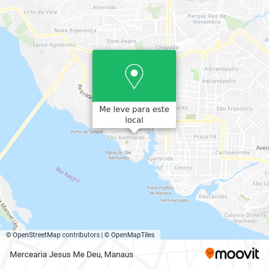 Mercearia Jesus Me Deu mapa