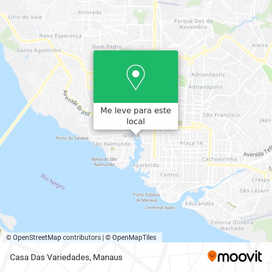 Casa Das Variedades mapa