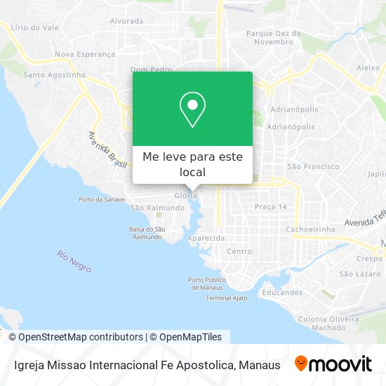 Igreja Missao Internacional Fe Apostolica mapa