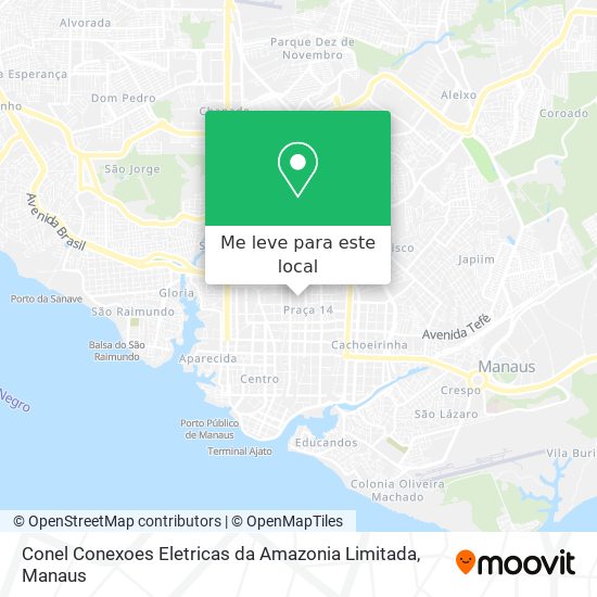 Conel Conexoes Eletricas da Amazonia Limitada mapa