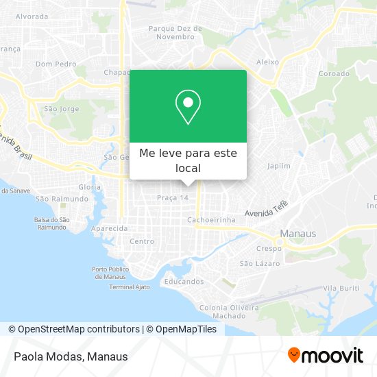 Paola Modas mapa