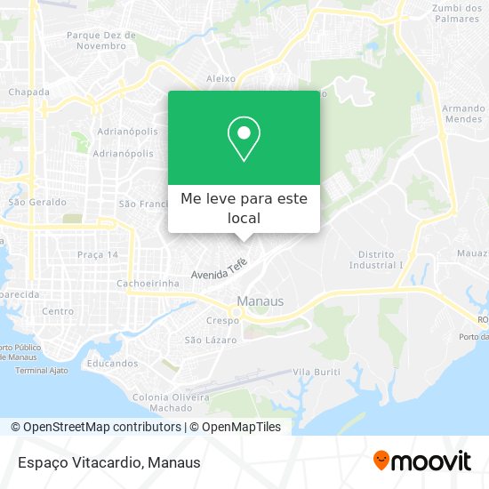 Espaço Vitacardio mapa