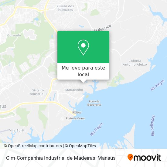 Cim-Companhia Industrial de Madeiras mapa