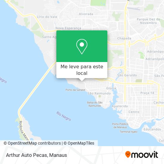 Arthur Auto Pecas mapa