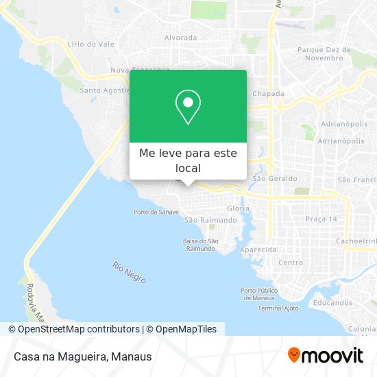 Casa na Magueira mapa