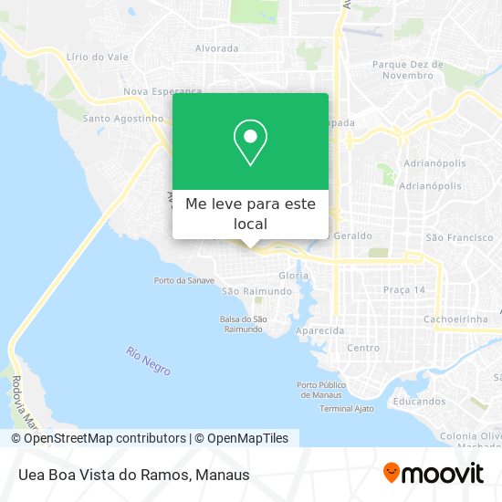 Uea Boa Vista do Ramos mapa