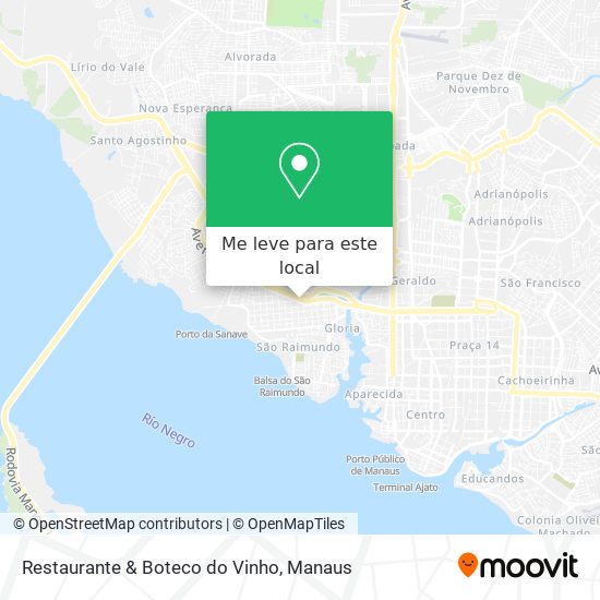 Restaurante & Boteco do Vinho mapa