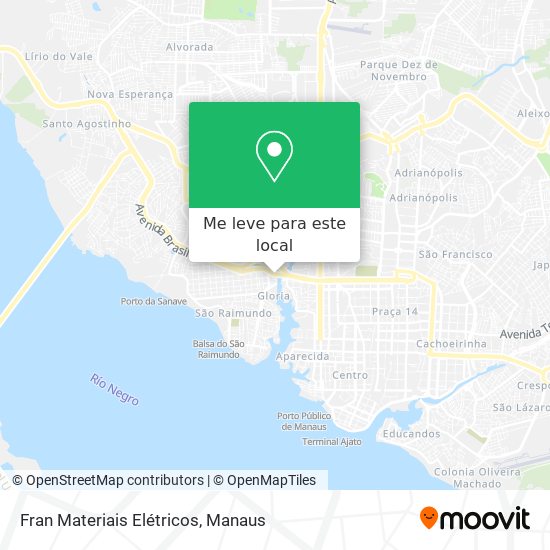 Fran Materiais Elétricos mapa