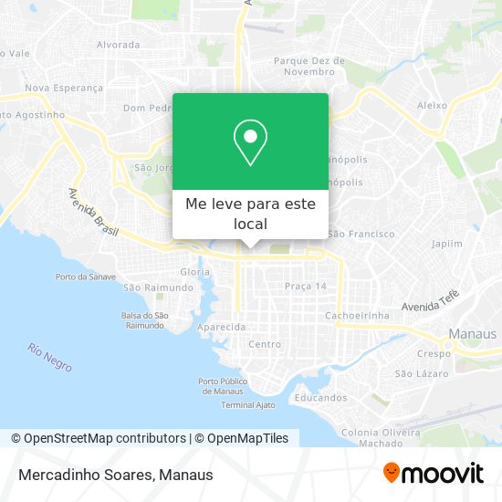 Mercadinho Soares mapa