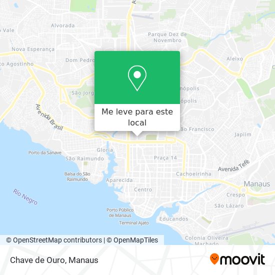 Chave de Ouro mapa