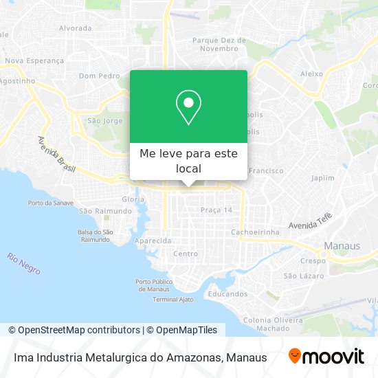 Ima Industria Metalurgica do Amazonas mapa