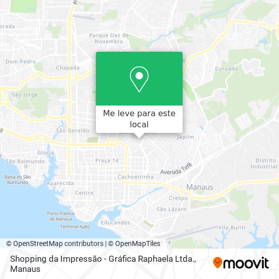Shopping da Impressão - Gráfica Raphaela Ltda. mapa