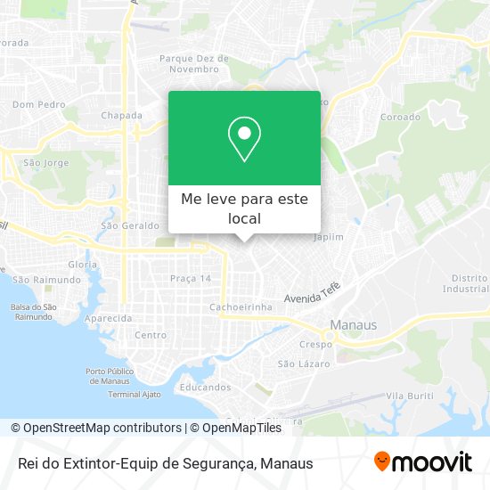 Rei do Extintor-Equip de Segurança mapa