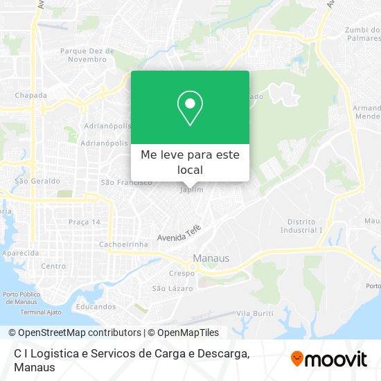 C I Logistica e Servicos de Carga e Descarga mapa