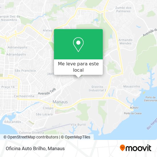 Oficina Auto Brilho mapa