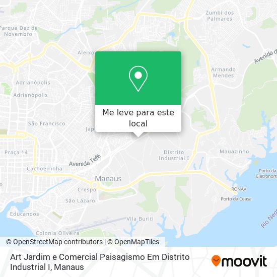 Art Jardim e Comercial Paisagismo Em Distrito Industrial I mapa