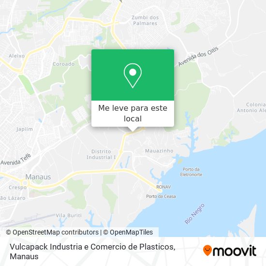 Vulcapack Industria e Comercio de Plasticos mapa