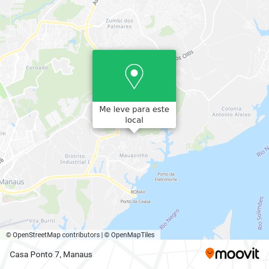 Casa Ponto 7 mapa