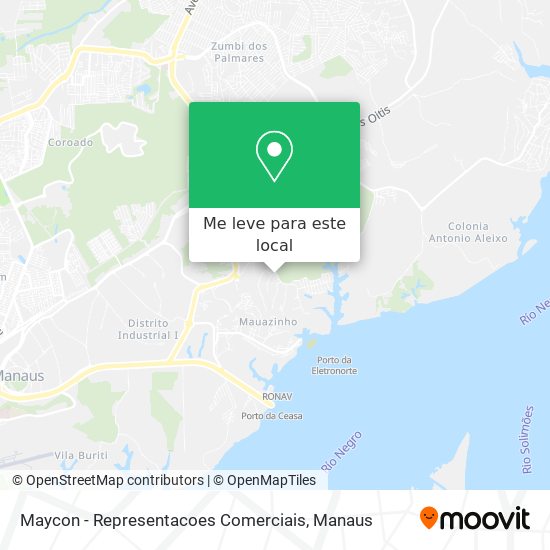 Maycon - Representacoes Comerciais mapa