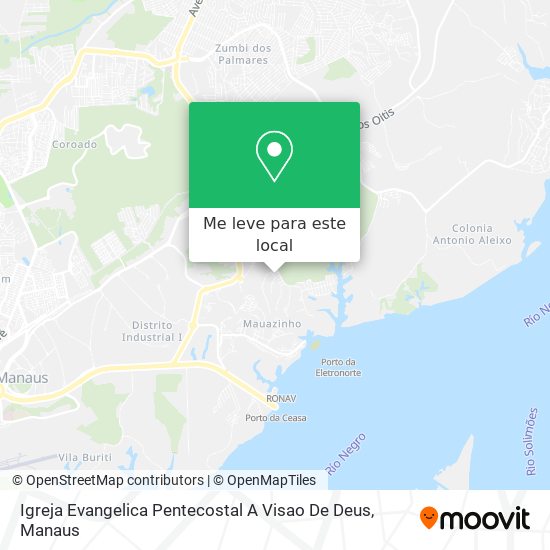 Igreja Evangelica Pentecostal A Visao De Deus mapa