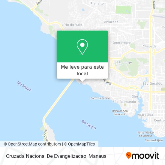 Cruzada Nacional De Evangelizacao mapa