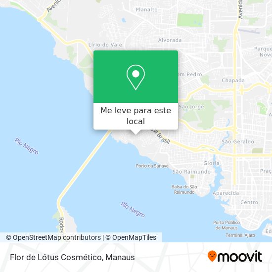 Flor de Lótus Cosmético mapa