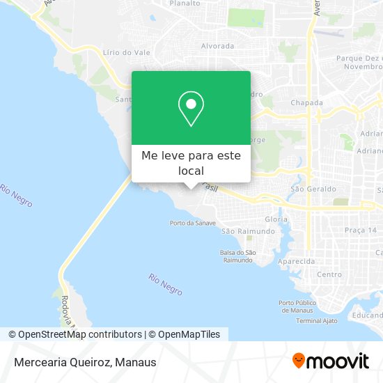 Mercearia Queiroz mapa