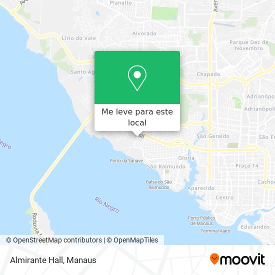 Almirante Hall mapa