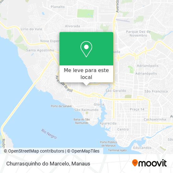 Churrasquinho do Marcelo mapa
