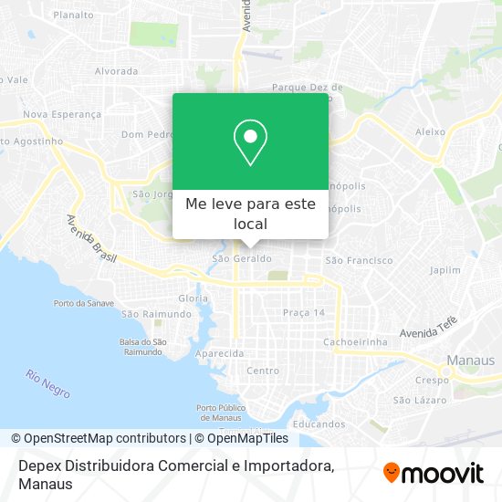 Depex Distribuidora Comercial e Importadora mapa