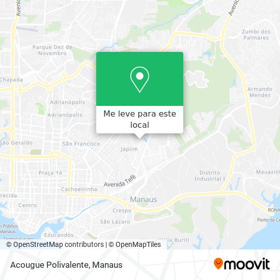 Acougue Polivalente mapa
