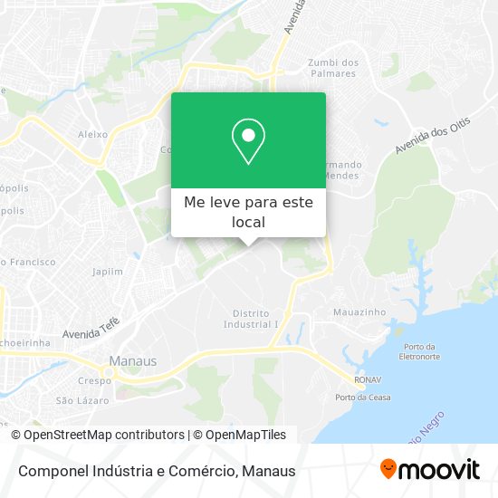 Componel Indústria e Comércio mapa