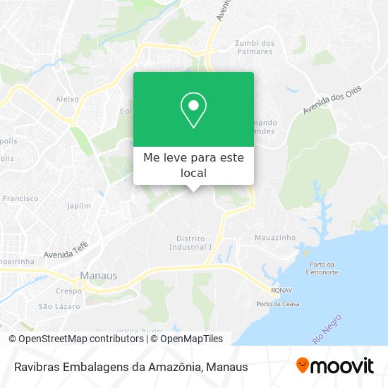 Ravibras Embalagens da Amazônia mapa