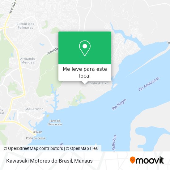 Kawasaki Motores do Brasil mapa
