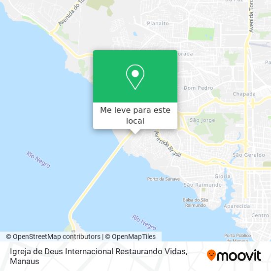 Igreja de Deus Internacional Restaurando Vidas mapa