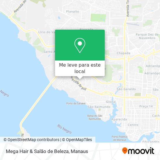 Mega Hair & Salão de Beleza mapa