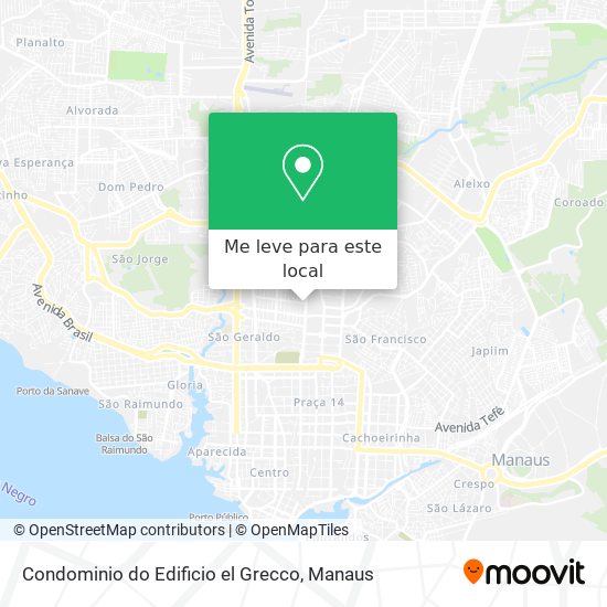 Condominio do Edificio el Grecco mapa