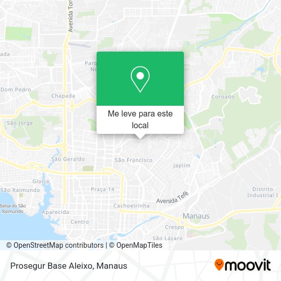 Prosegur Base Aleixo mapa