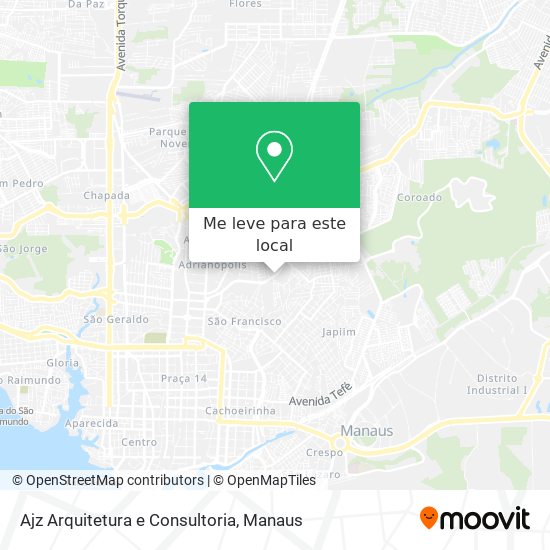 Ajz Arquitetura e Consultoria mapa