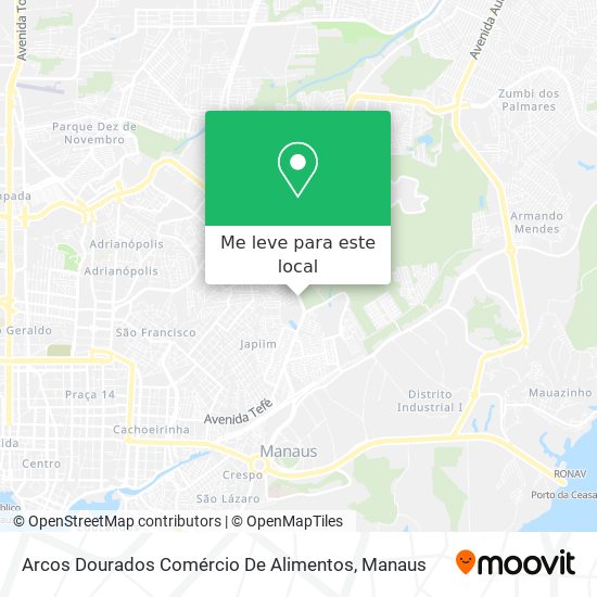 Arcos Dourados Comércio De Alimentos mapa