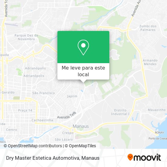 Dry Master Estetica Automotiva mapa