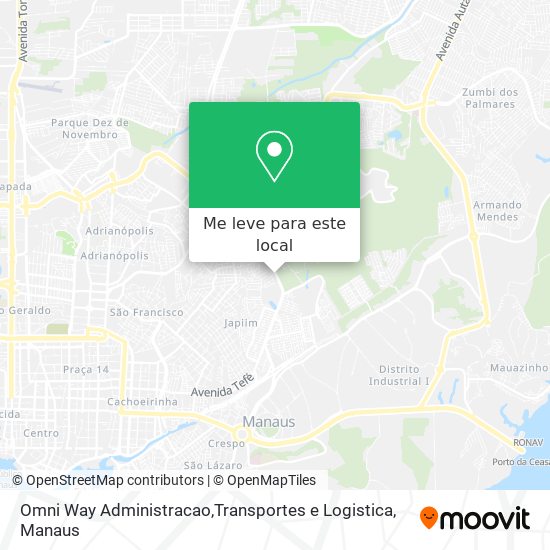 Omni Way Administracao,Transportes e Logistica mapa